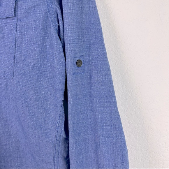 Calvin Klein Jeans Shirt Mens Size Small Denim Collar Button Down Blue Preowned - Picture 5 of 8